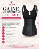 Gaine Colombienne avec Bretelles – Effet Ventre Plat & Dos Lissé
